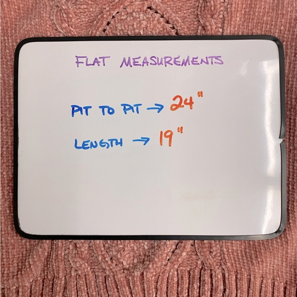 Yes Lola Pink Cable Knit Chenille Long Sleeve Cropped Crew Neck Sweater XS - Picture 4 of 14